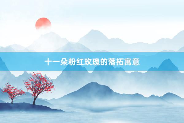 十一朵粉红玫瑰的落拓寓意